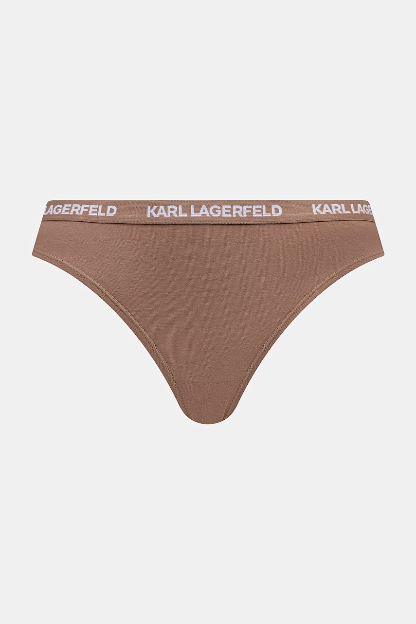 Karl Lagerfeld tangá dámske s bavlnou 3-pak