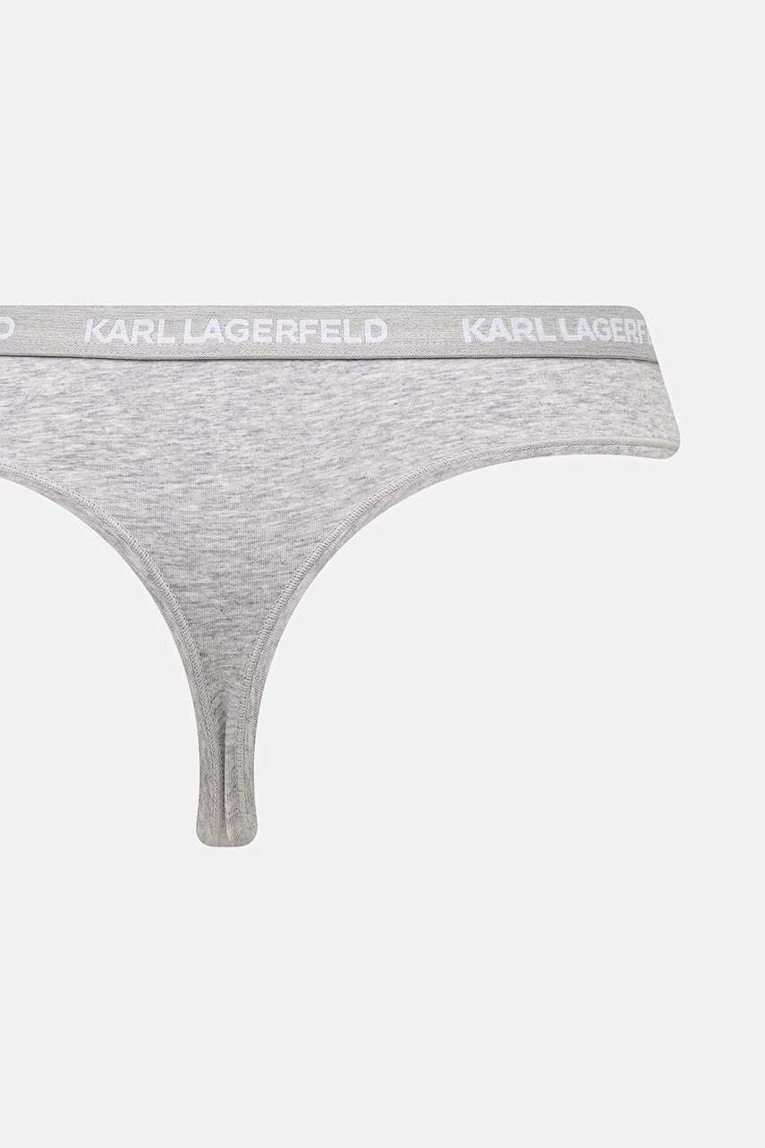 Karl Lagerfeld tanga dámská bavlněná 3-pack (obrázek 7)