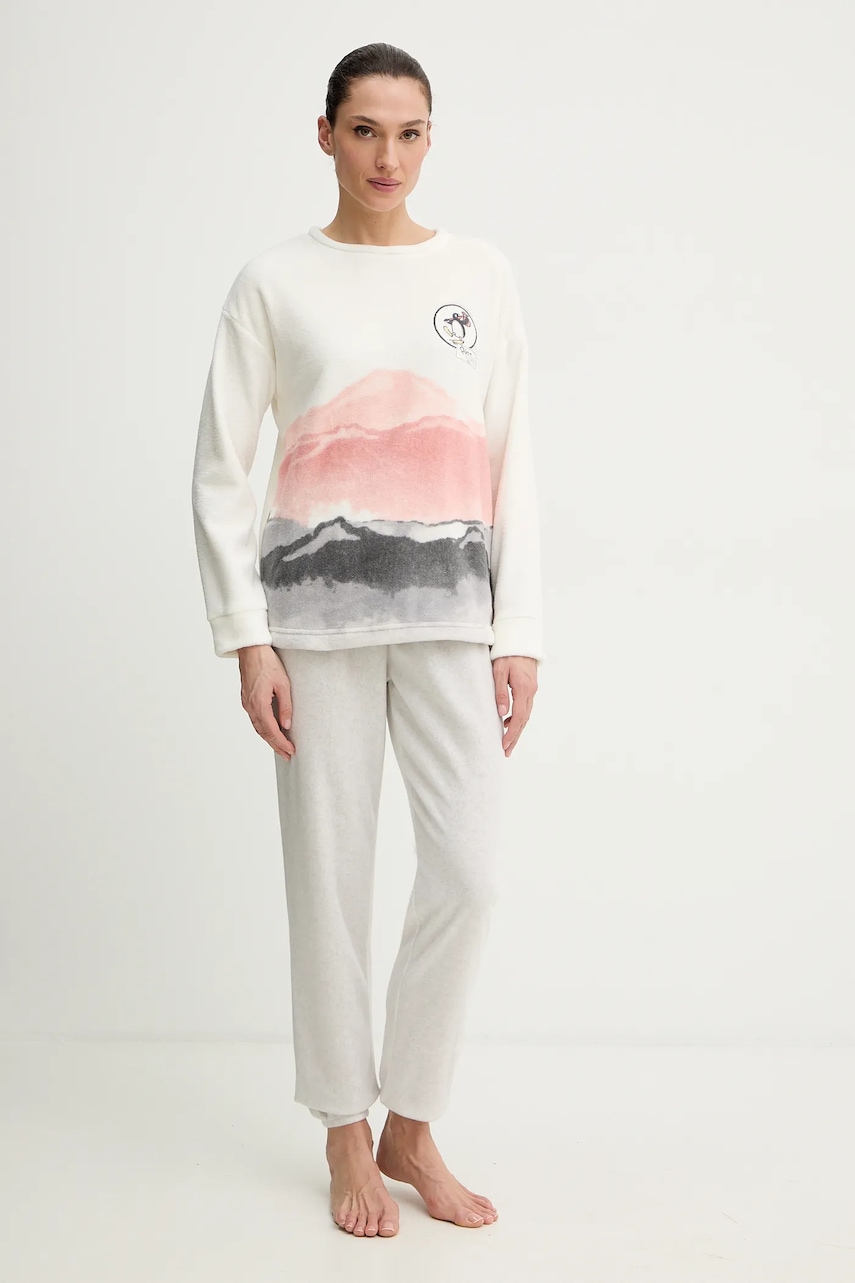 women'secret pijama culoarea bej, 3132243