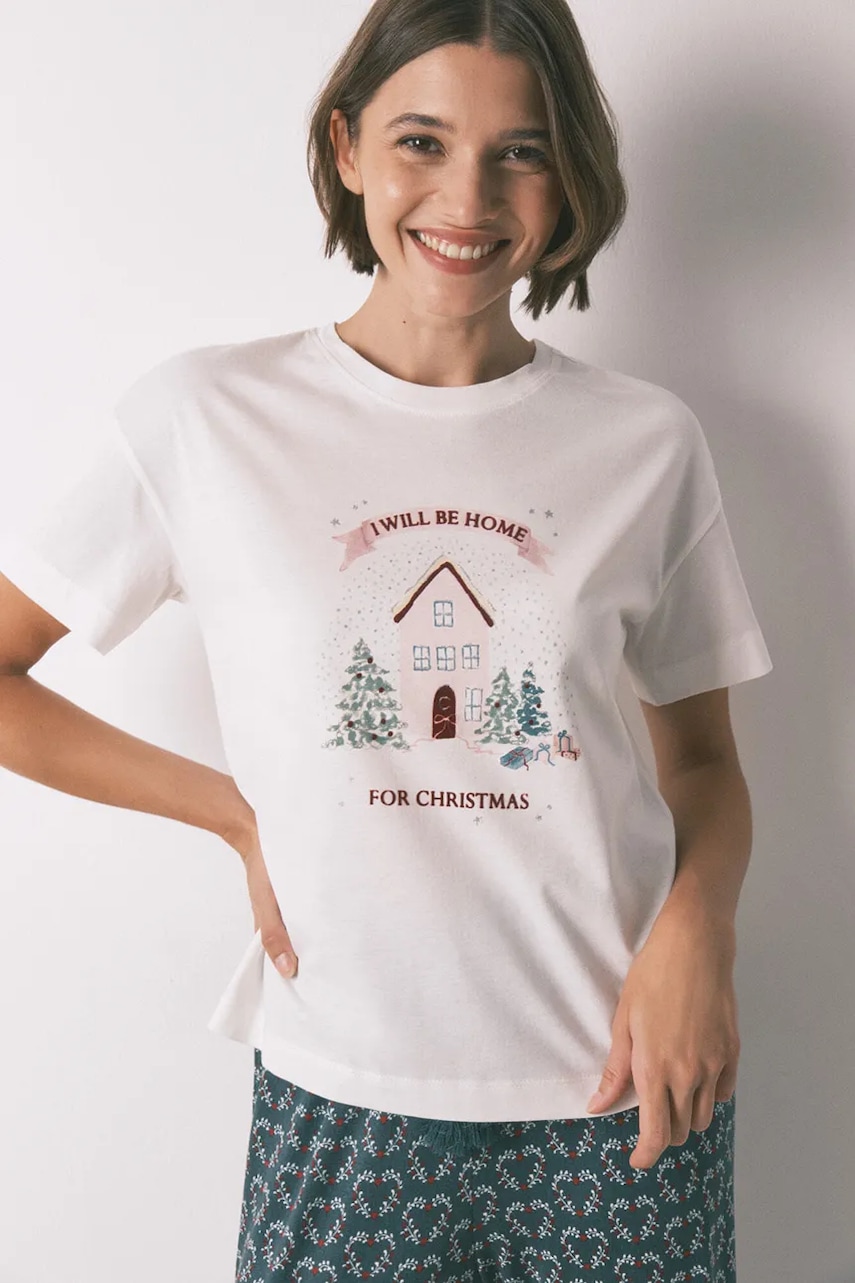 women'secret tricou de pijama din bumbac