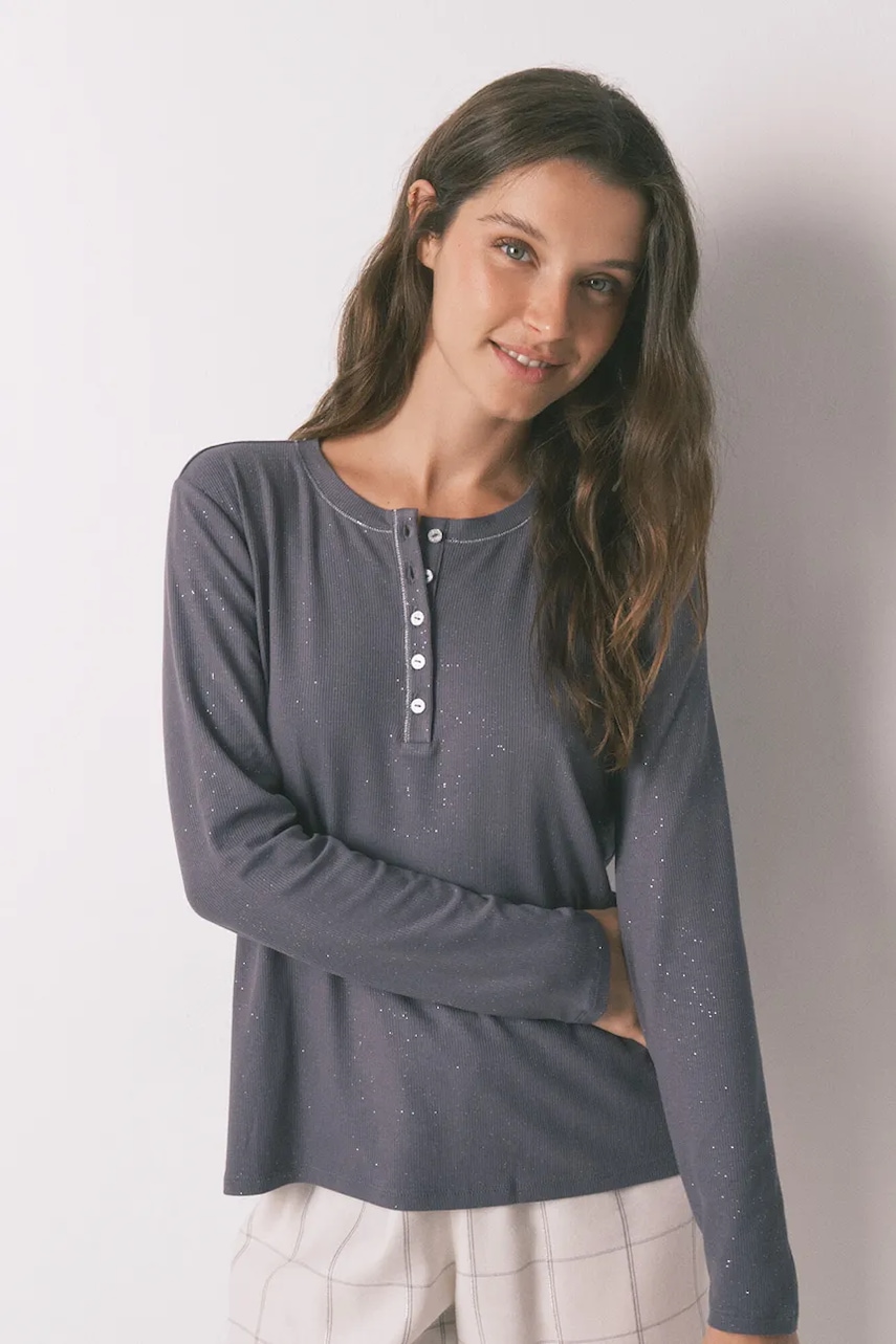 women'secret longsleeve de pijama