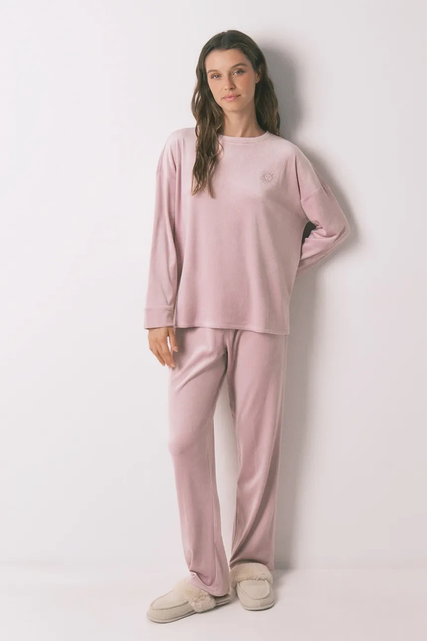 women'secret compleu pijama culoarea roz, 3792072