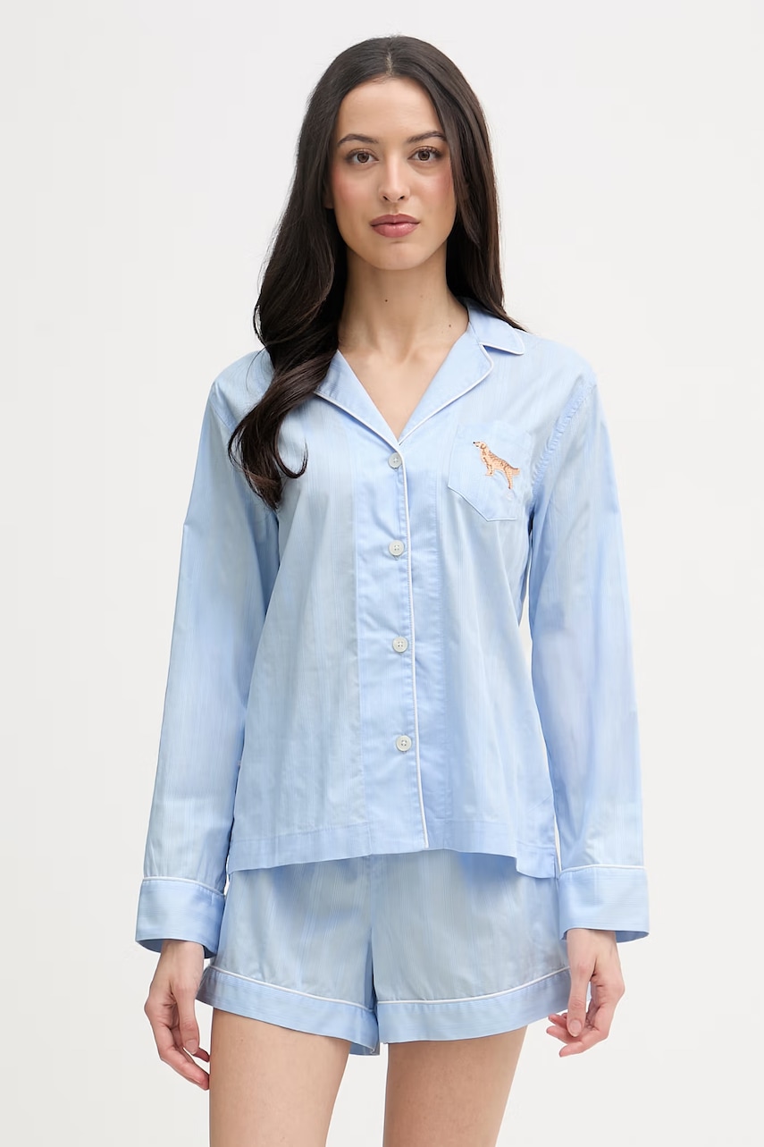 Lauren Ralph Lauren dvoudílné pyžamo dámské bavlněné