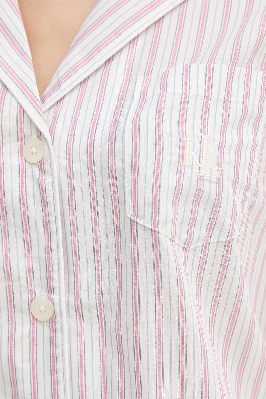 Lauren Ralph Lauren dvojdielne pyžamo dámske s bavlnou