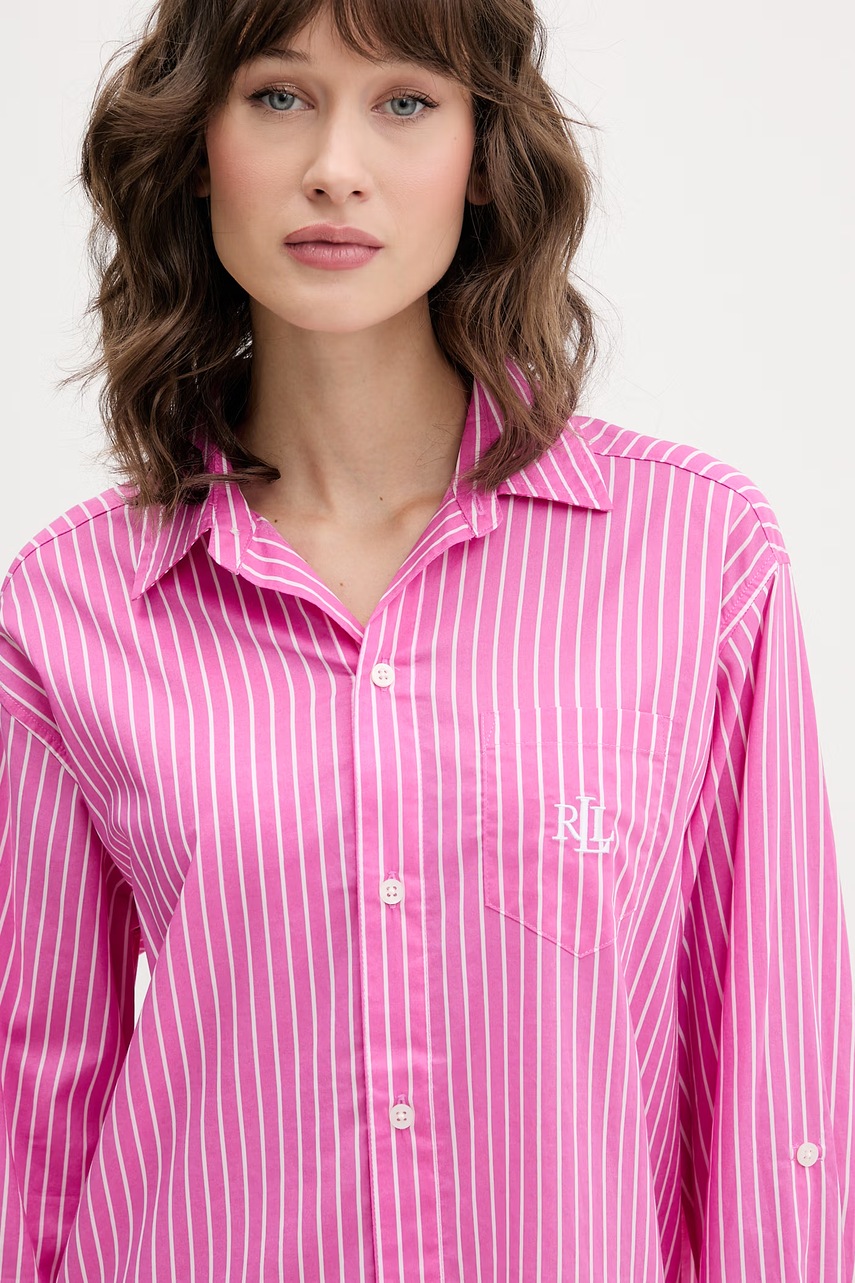 Lauren Ralph Lauren nočná košieľka dámska s viskózou
