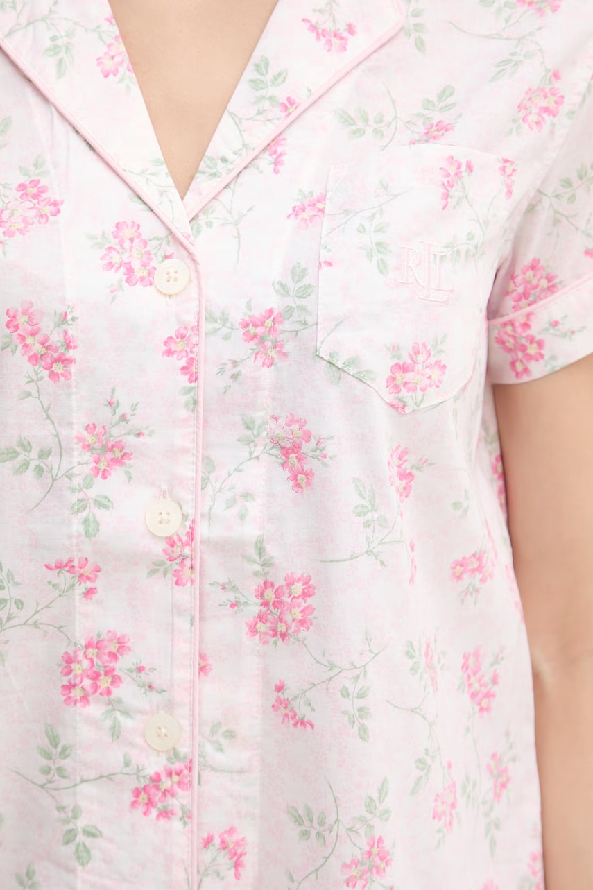 Lauren Ralph Lauren dvojdielne pyžamo dámske s bavlnou