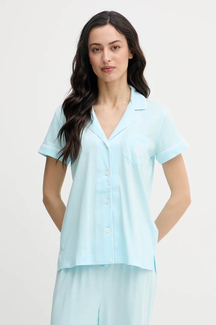 Lauren Ralph Lauren dvojdielne pyžamo dámske s bavlnou