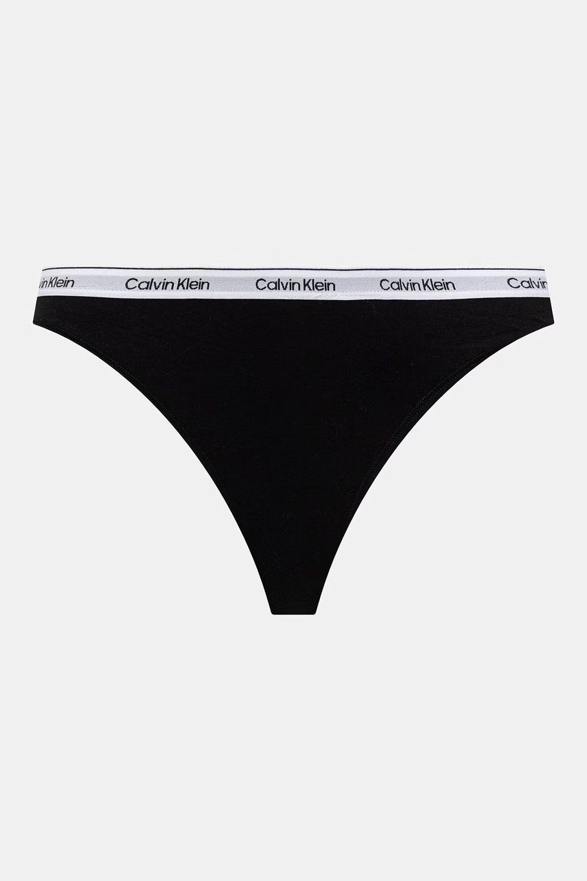 Calvin Klein Underwear tangá dámske bavlnené s elastanom 3-pak