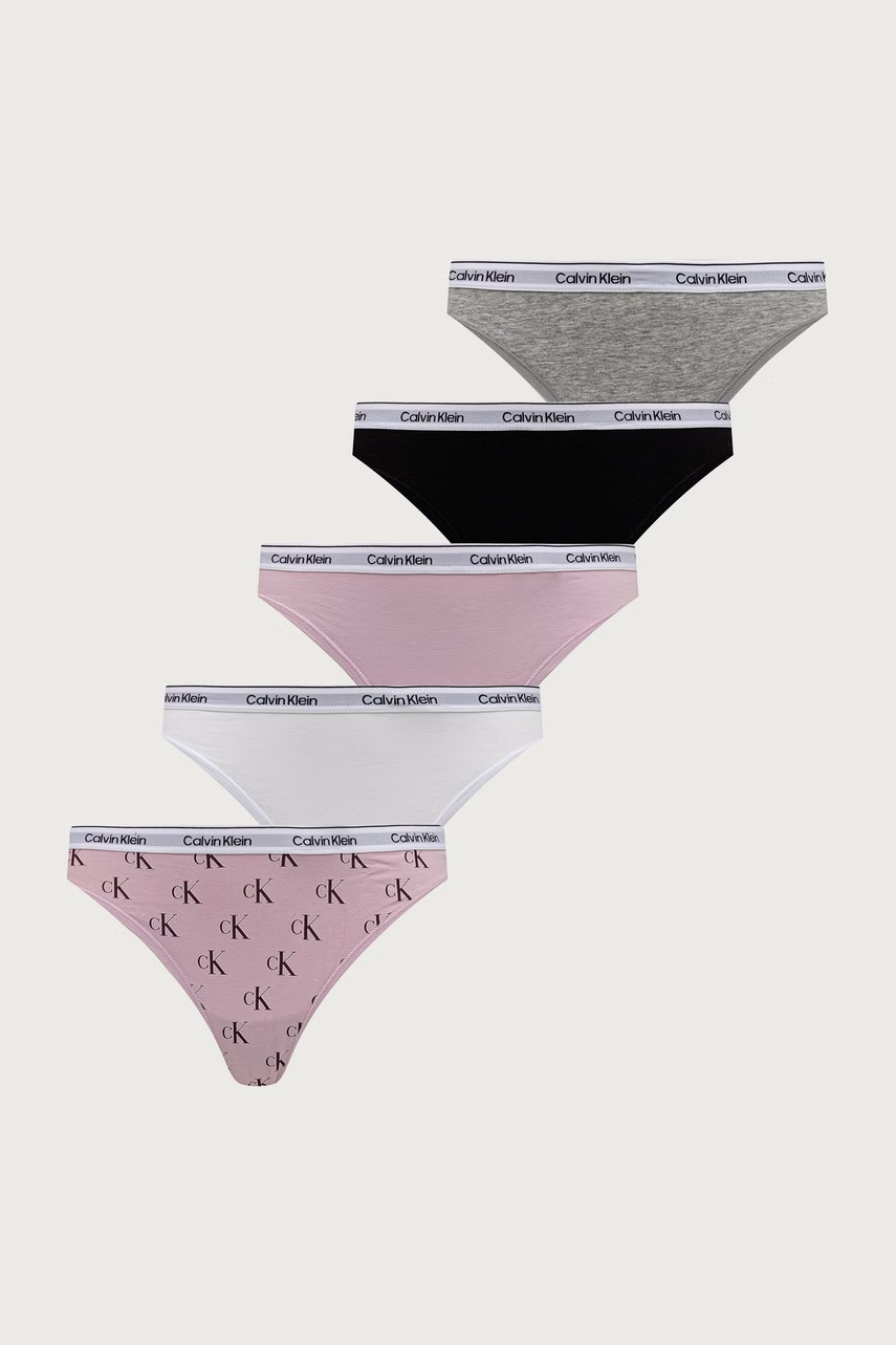 Calvin Klein Underwear tangá dámske 5-pak