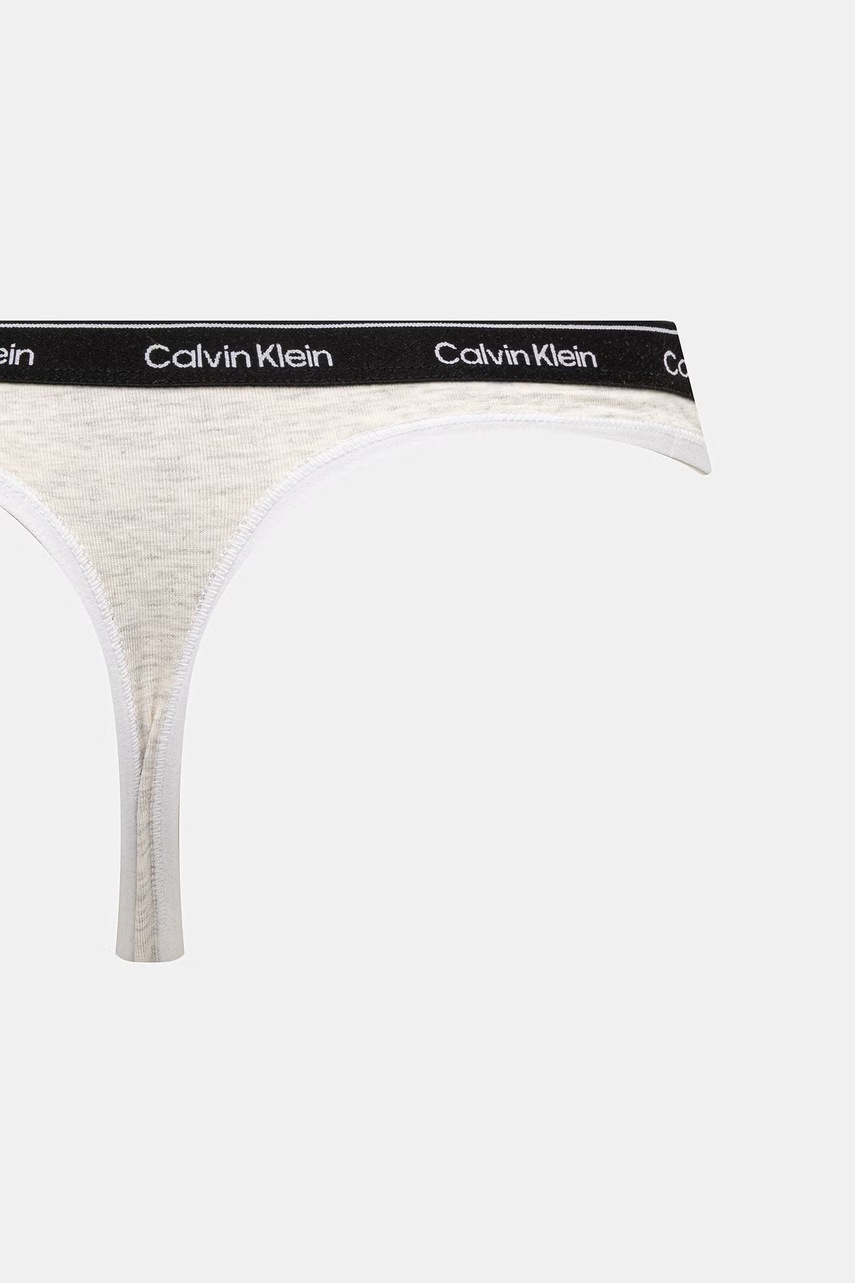 Dámske tangá s bavlnou Calvin Klein Underwear 7-pak