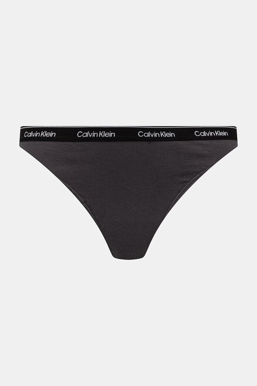 Dámske tangá s bavlnou Calvin Klein Underwear 7-pak