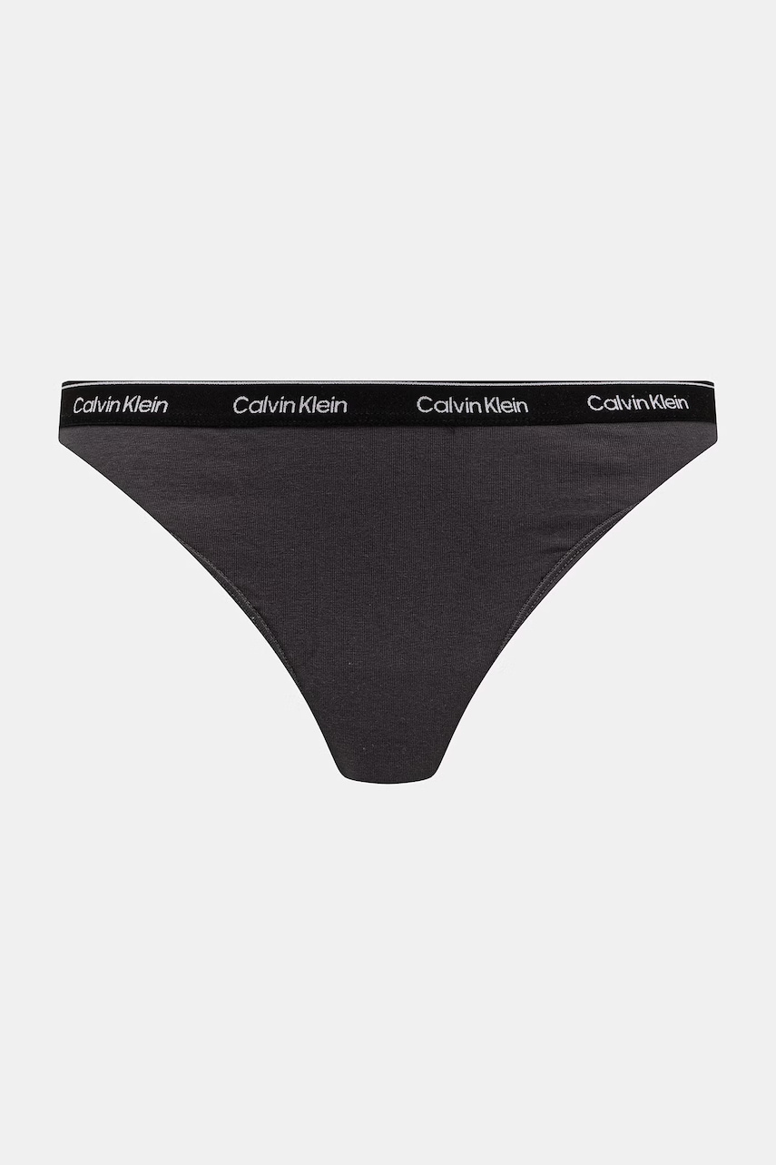 Dámske tangá s bavlnou Calvin Klein Underwear 7-pak