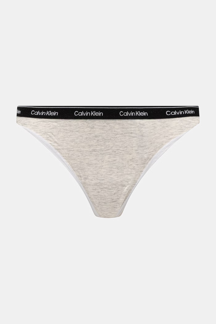 Dámske tangá s bavlnou Calvin Klein Underwear 7-pak