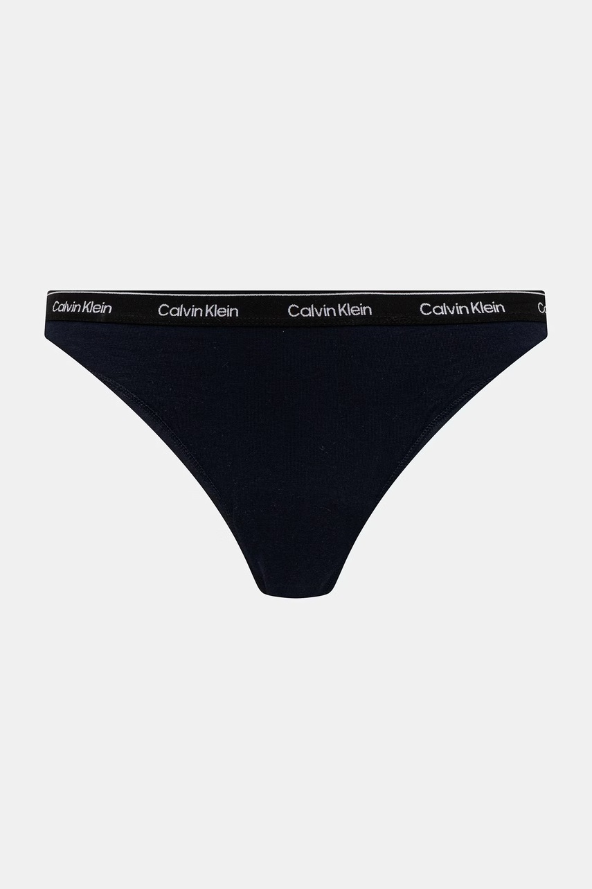 Dámske tangá s bavlnou Calvin Klein Underwear 7-pak