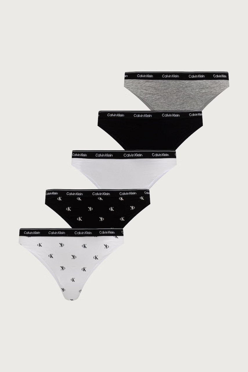 Calvin Klein Underwear tangá dámske s bavlnou 7-pak