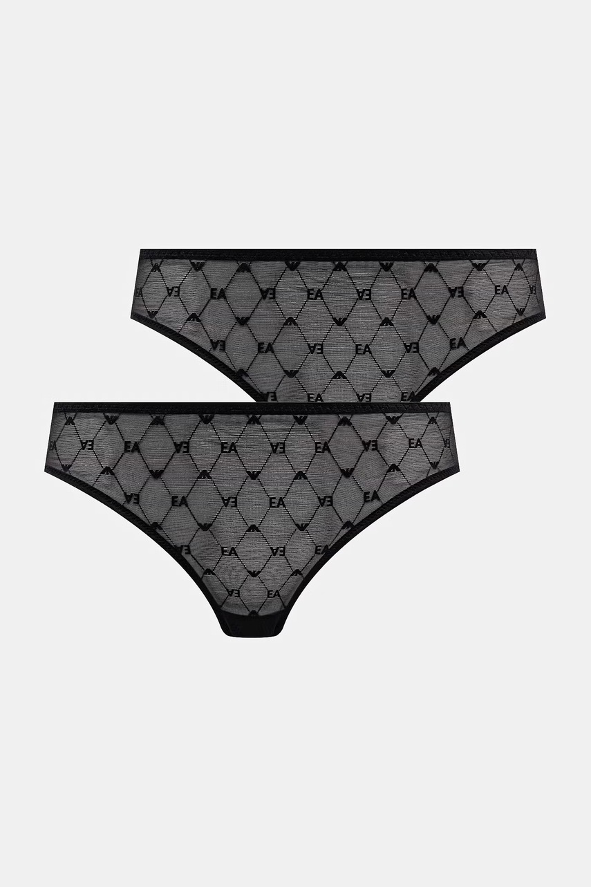 Levně Emporio Armani Underwear tanga dámská 2-pack