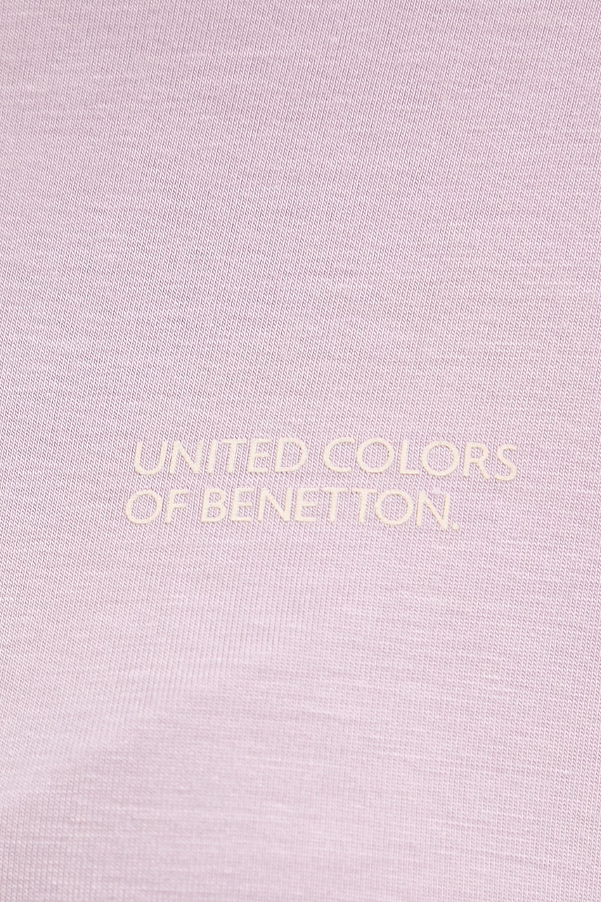 United Colors of Benetton pyžamové tričko s dlhým rukávom dámske s modalom