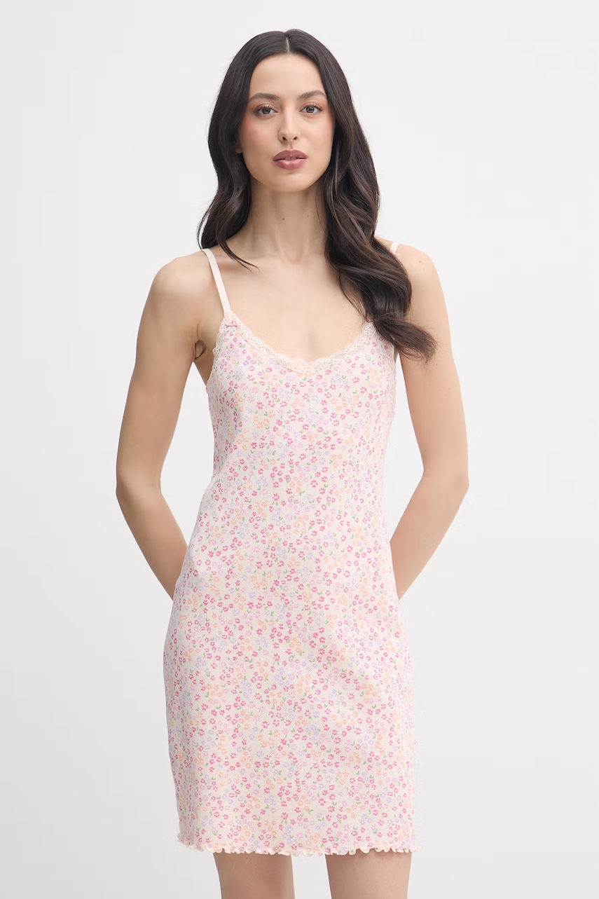 United Colors of Benetton cămașă de noapte pentru femei, din bumbac