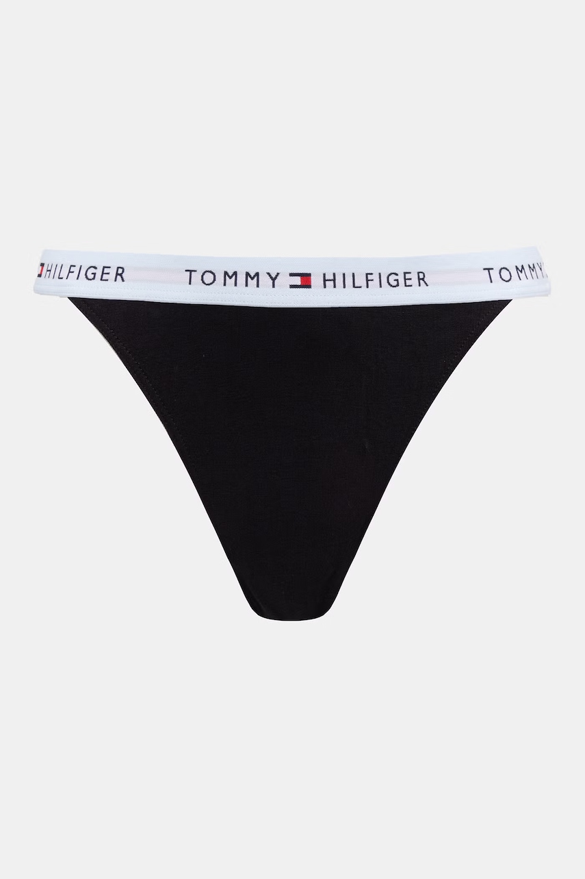Tommy Hilfiger tangá dámske bavlnené s elastanom 3-pak