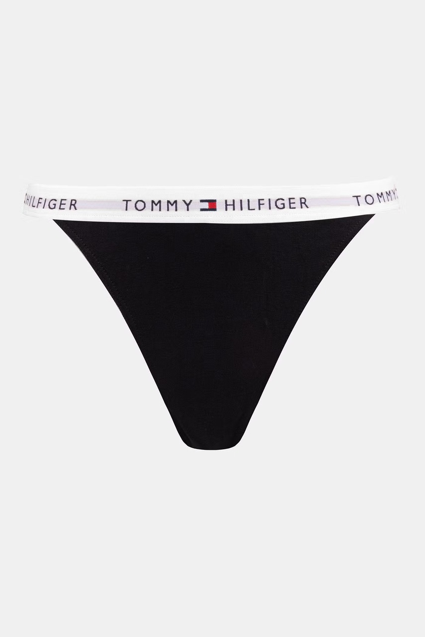 Tommy Hilfiger tangá dámske bavlnené s elastanom 3-pak