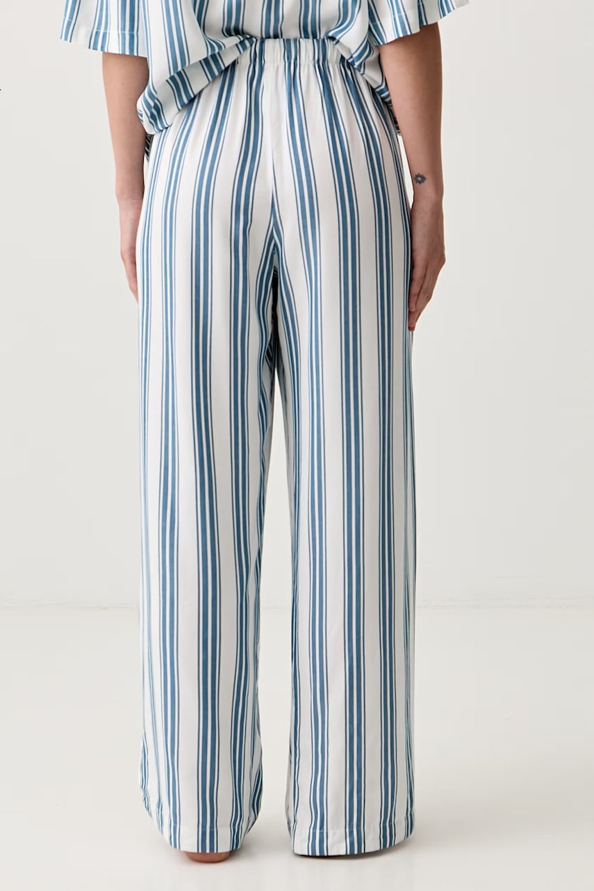 HUGO pyžamové nohavice dámske z viskózy RESORT PANTS