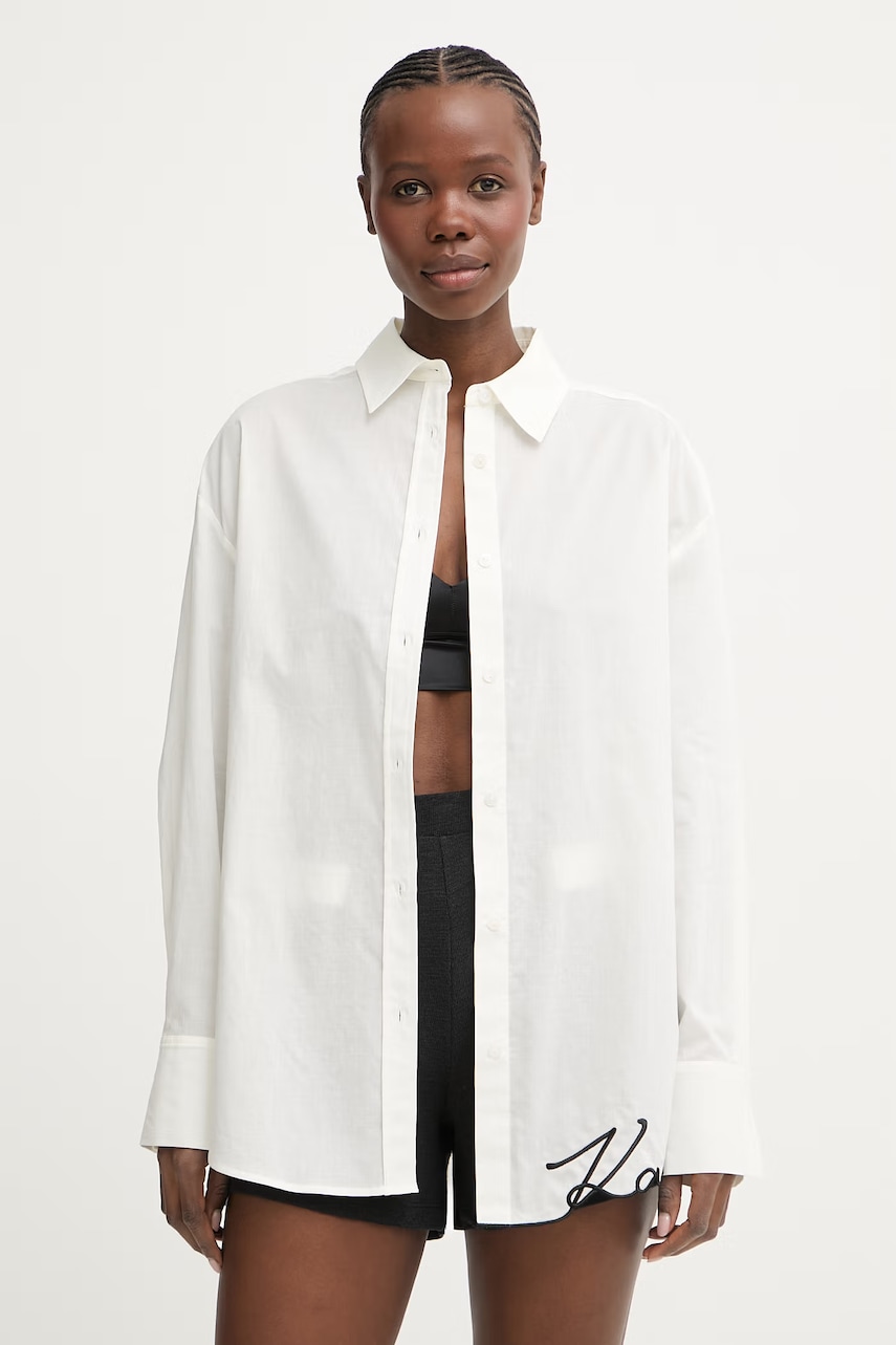 Karl Lagerfeld cămașă de plajă pentru femei