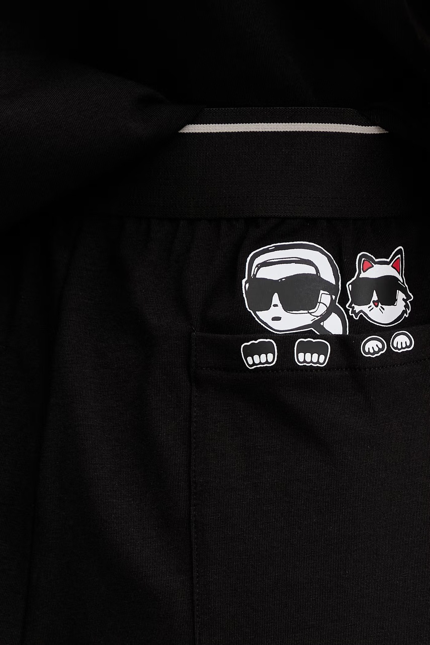Karl Lagerfeld pyžamo dámske bavlnené s elastanom IKON