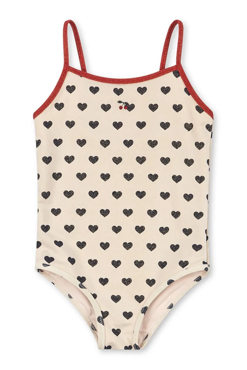 E-shop Jednodílné dětské plavky Konges Sløjd MANON GLITTER SWIMSUIT