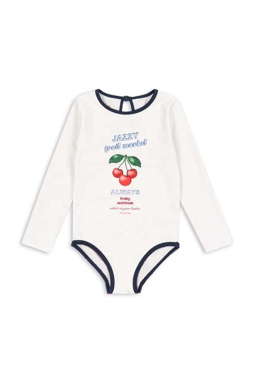 E-shop Jednodílné dětské plavky Konges Sløjd VILJA LS SWIMSUIT GRS