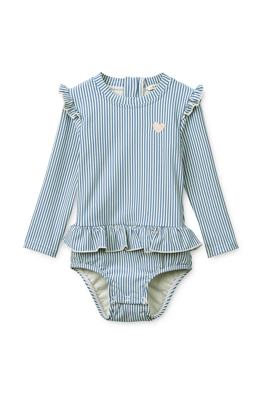 E-shop Liewood jednodílné plavky dětské Sille Baby Seersucker Swimsuit