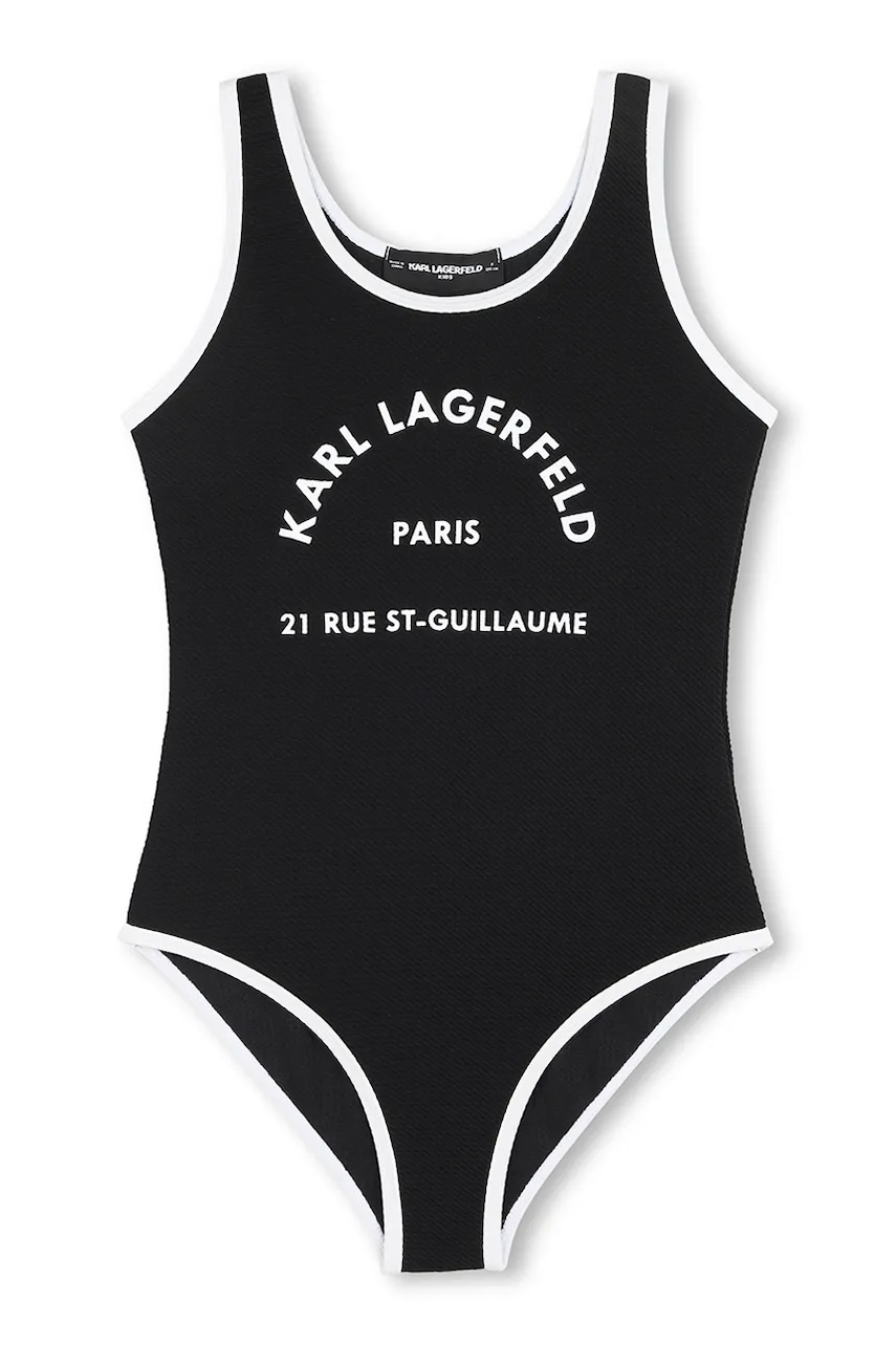 E-shop Jednodílné dětské plavky Karl Lagerfeld