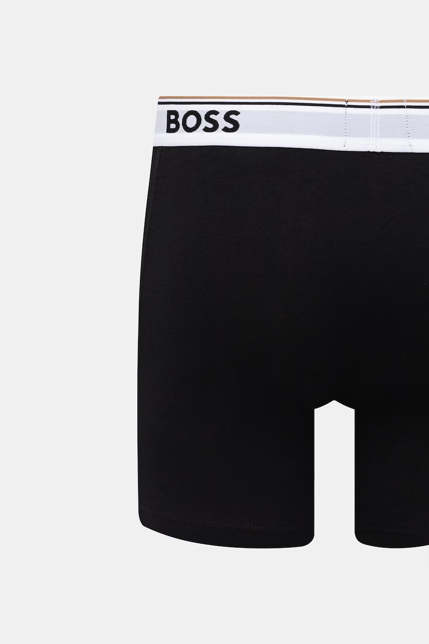 BOSS boxerky pánske s bavlnou BoxerBr 3P Power Des 3-pak