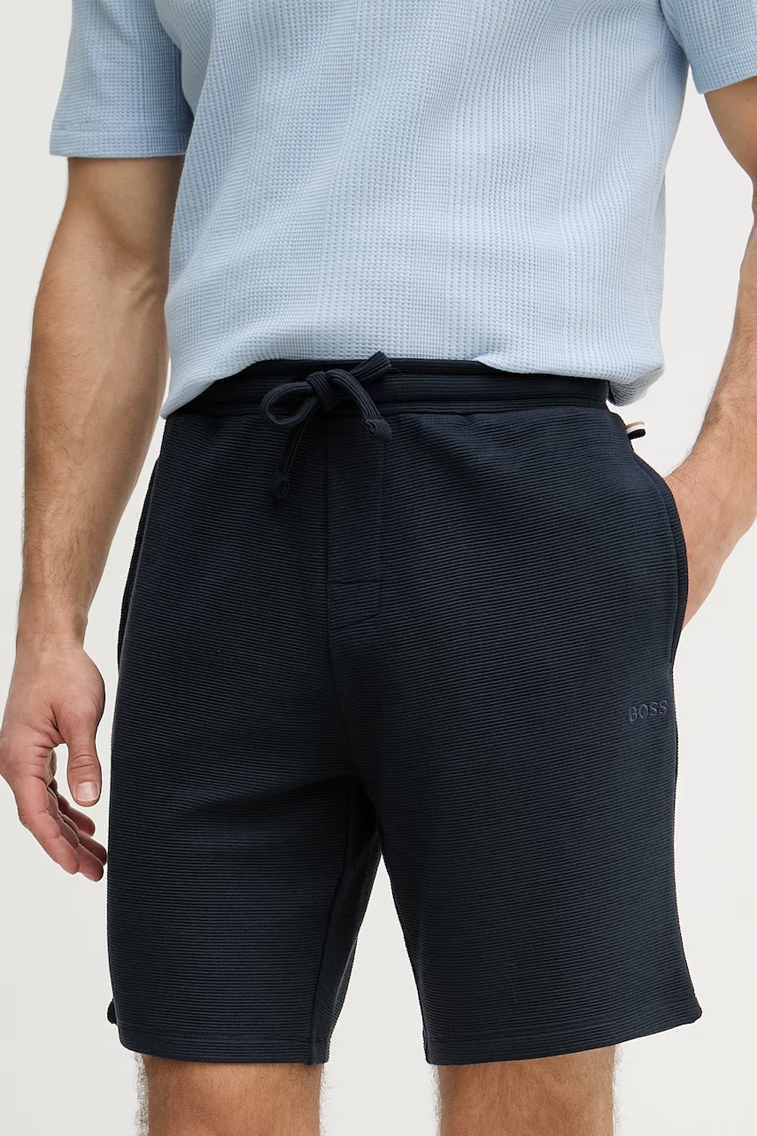 BOSS σορτς lounge Ανδρικά Rib Shorts