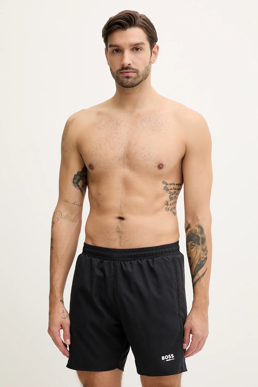 BOSS pantaloni scurti de baie culoarea negru, 50554613