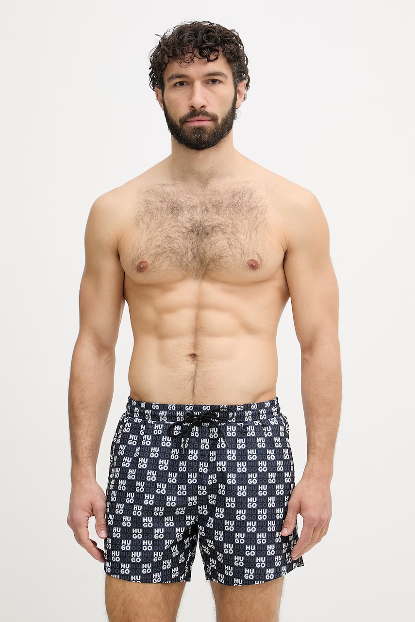 Levně HUGO koupací šortky pánské AARON_SWIM