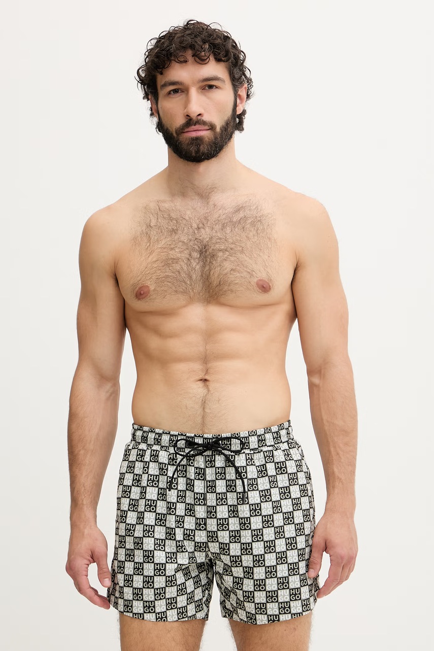 HUGO σορτς μαγιό Ανδρικά AARON_SWIM 50556792 πράσινο XXL,L,M,S,XL