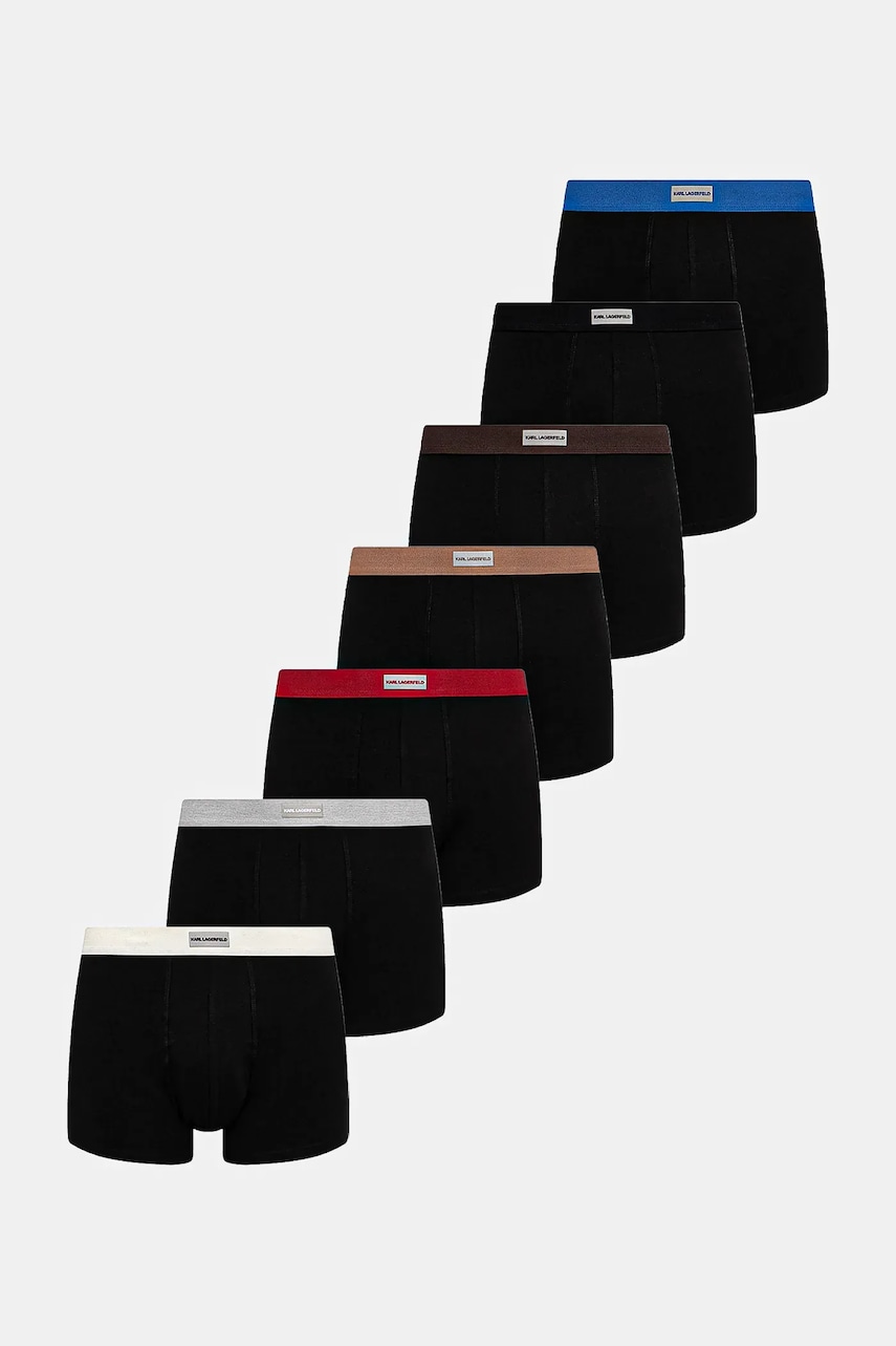 Karl Lagerfeld boxeri 7-pack culoarea negru, B1M47025