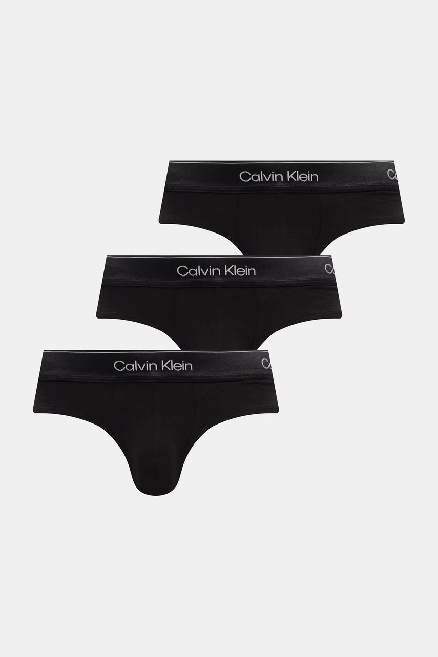 Levně Calvin Klein Underwear slipy pánské s bavlnou 3-pack