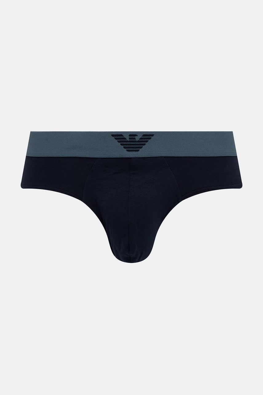 Pánske bavlnené slipy s elastanom Emporio Armani Underwear 2-pak