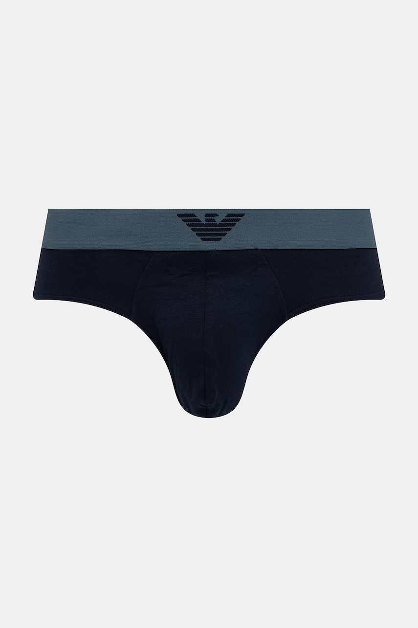 Pánske bavlnené slipy s elastanom Emporio Armani Underwear 2-pak