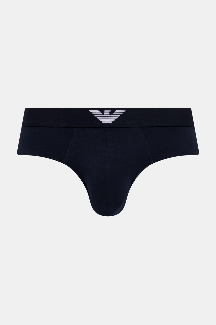 Pánske bavlnené slipy s elastanom Emporio Armani Underwear 2-pak