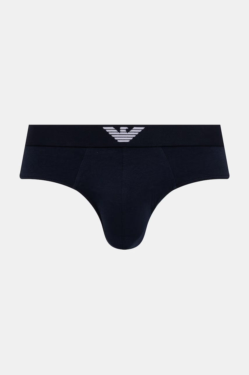 Pánske bavlnené slipy s elastanom Emporio Armani Underwear 2-pak