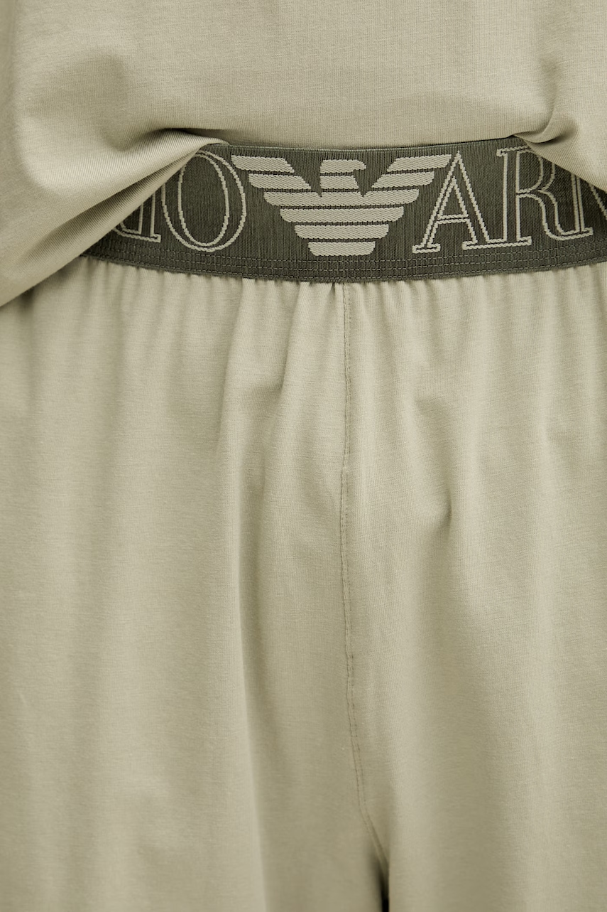Emporio Armani Underwear dvojdielne pyžamo pánske bavlnené s elastanom