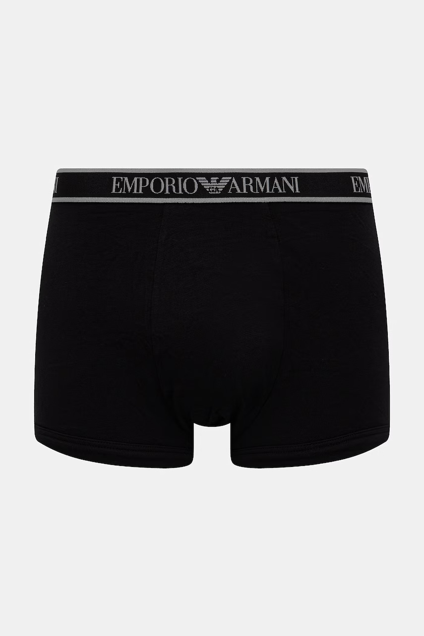 Emporio Armani Underwear priliehavé boxerky pánske 3-pak