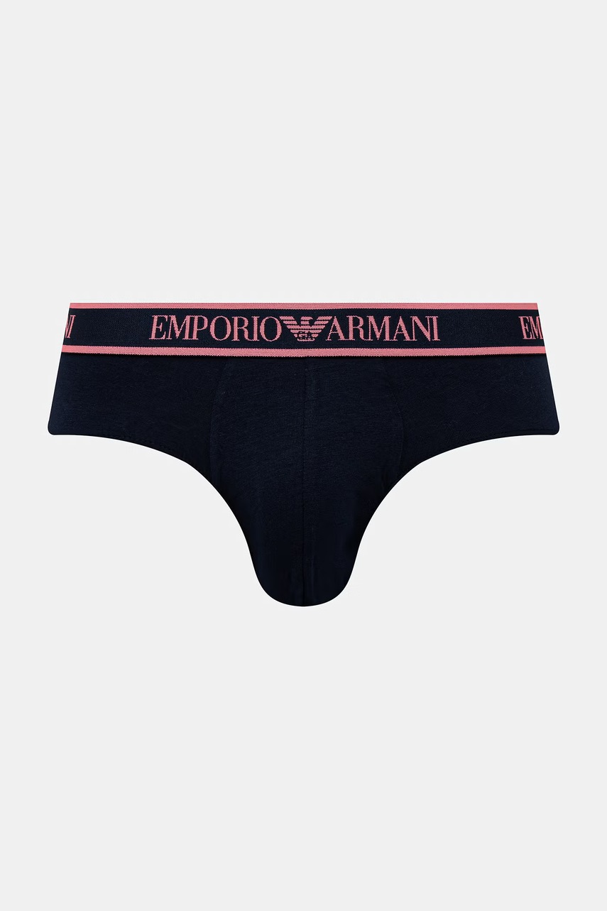 Emporio Armani Underwear slipy pánské s bavlnou 3-pack (obrázek 3)