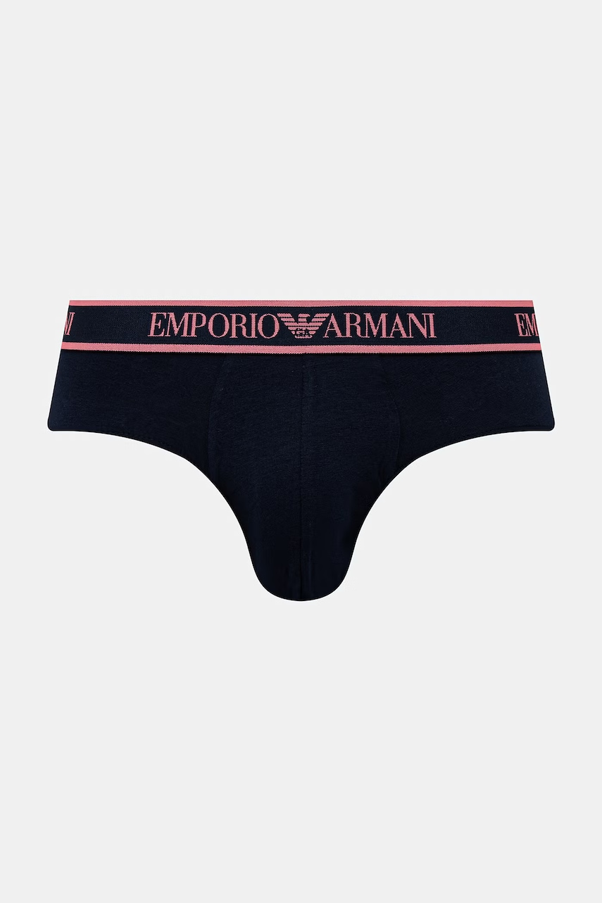 Emporio Armani Underwear slipy pánske s bavlnou 3-pak