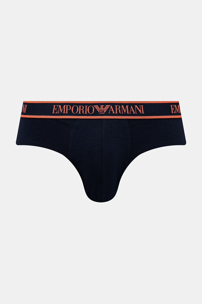 Emporio Armani Underwear slipy pánské s bavlnou 3-pack (obrázek 4)