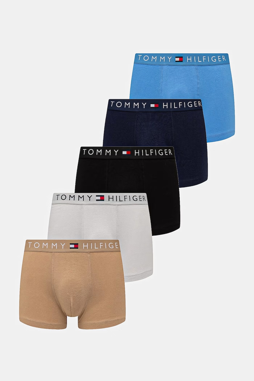 Levně Tommy Hilfiger boxerky pánské s bavlnou 5-pack