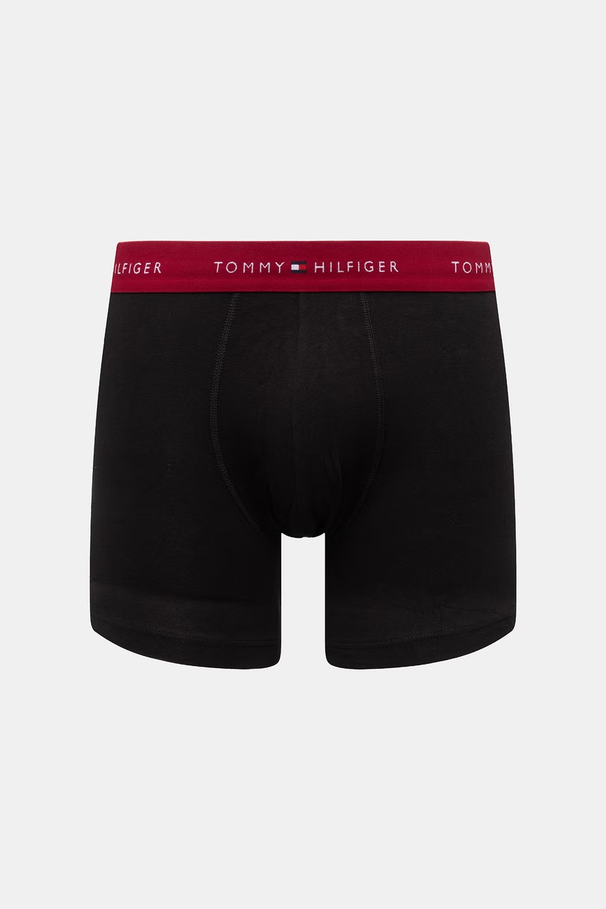 Tommy Hilfiger boxerky pánske bavlnené s elastanom 3-pak