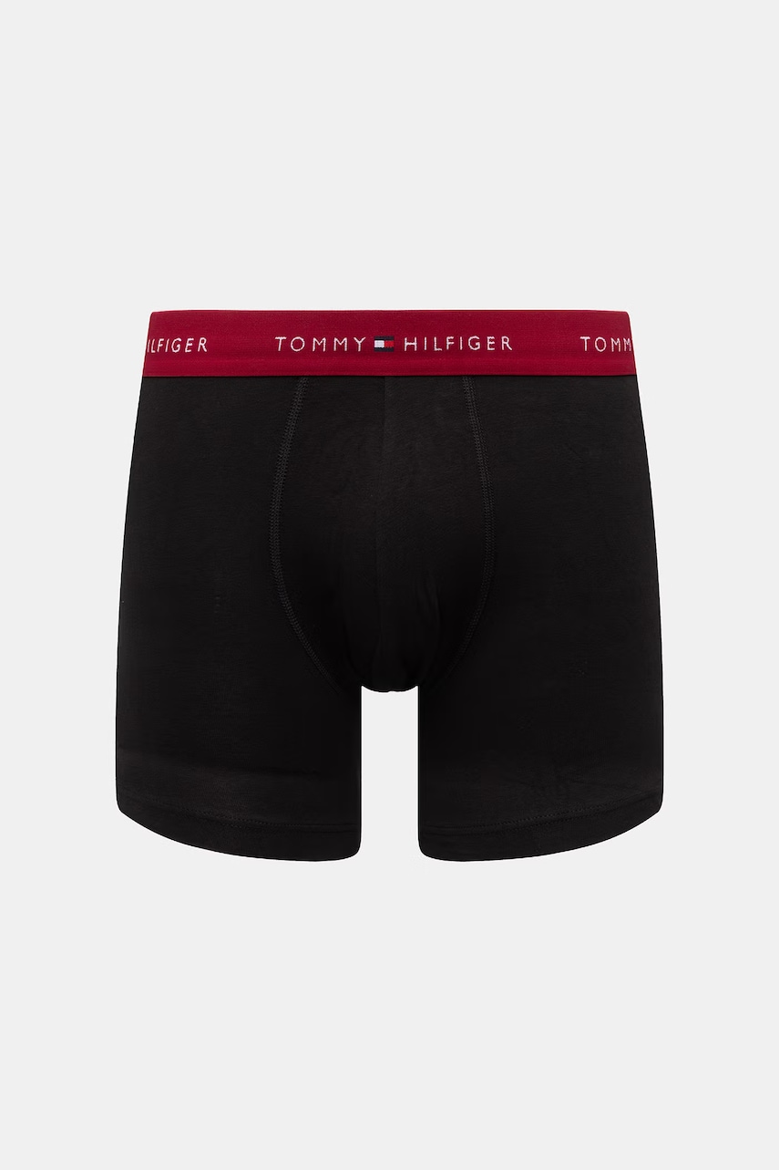 Tommy Hilfiger boxerky pánske bavlnené s elastanom 3-pak